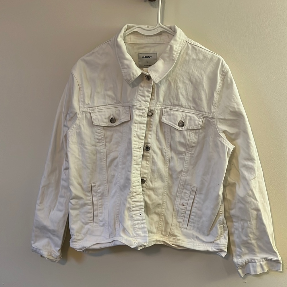 White Jean Jacket